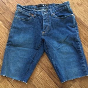 Men’s KREW Jean Cut Off Shorts Waist 28